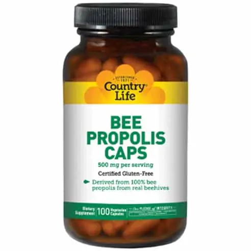 Product Image of the Country Life 비 프로폴리스 캡 500 mg 